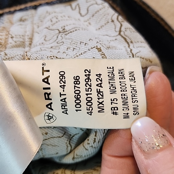 Ariat Men's Dark Blue Relaxed Jeans Size 31-32 - Picture 9 of 9